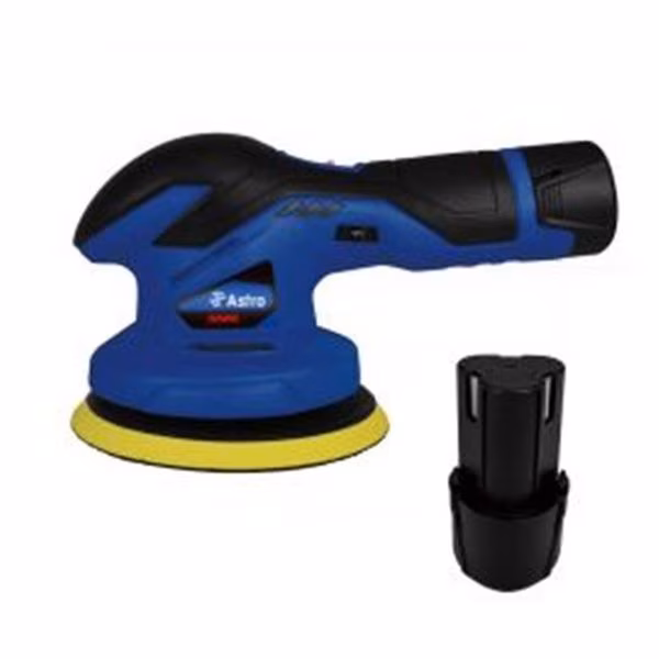 Astro Pneumatic AST-3026 12V Cordless Variable Speed Palm Polisher with 2 Batteries, Astro Pneumatic, Mfr#: AST-3026